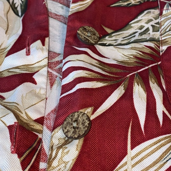 Vintage Womens Red Hawaiian Shirt - Picture 3 of 5